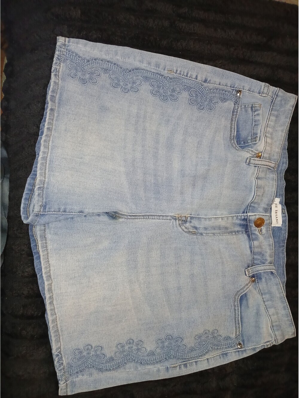 Lane Bryant denim shorts